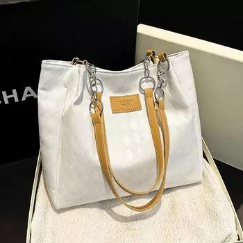 Большая вместительная сумка женская сумка 2024 новая весенняя сумка класса люкс для поездок на работу универсальная сумка через плечо