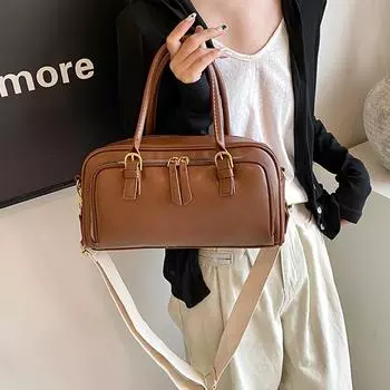 Большая вместительная винтажная сумка женская осенне-зимняя новая универсальная сумка-портфель для мужчин, дорожная сумка через плечо на одно плечо