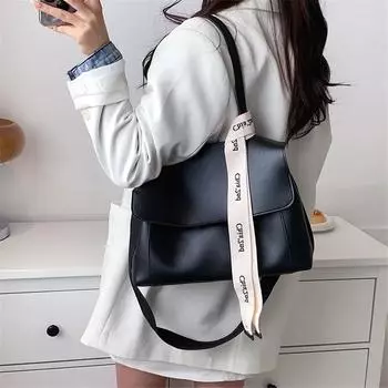 Большая вместительная женская дизайнерская роскошная сумка-тоут из искусственной кожи, сумка через плечо для женщин, модные сумки с лентами и сумки