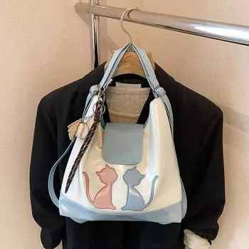 Большая вместительная женская сумка 2025 года, новая модная сумка, универсальная сумка через плечо, многоцелевая женская сумка подмышкой