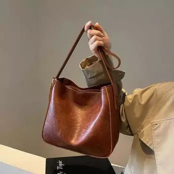 Большая вместительная женская сумка через плечо сумка через плечо высокое качество работа новая