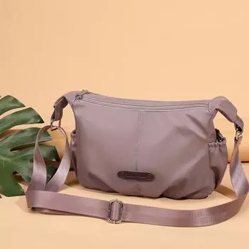 Большая вместительная женская сумка через плечо, легкая маленькая квадратная сумка, сумка для мамы бежевый