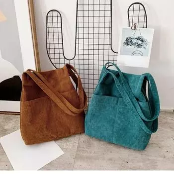 Большая вместительная женская сумка из твилового холста для поездок на работу на одно плечо, ручная, повседневная, небольшого размера, простая, ленивая сумка для покупок красный