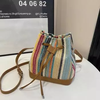 Большая вместительная женская сумка-мессенджер, элегантная тканевая сумка в иностранном стиле, ремень для накачки, универсальная, новая