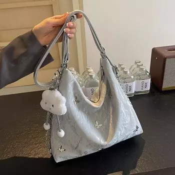 Большая вместительная женская сумка с нишевым дизайном, многофункциональный рюкзак с двумя плечами и одним плечом через плечо