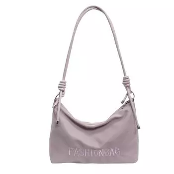 Большая вместительная женская сумка-тоут 2024 новая сумка через плечо в иностранном стиле с буквенным трендом косая сумка сумка через плечо сумка подмышкой розовый