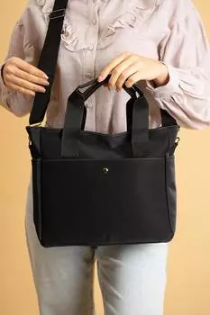 Большая водонепроницаемая женская сумка на плечо с металлической молнией и 3 отделениями BAG4032