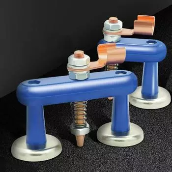 Большая всасывающая сварочная магнитная головка, проводящая стабильность, антикоррозийная, прочная рукоятка, двойная/одинарная головка, опора для сварки, зажим заземления, электросварочный аппарат Single Head