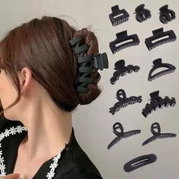 Большая заколка для волос для женщин Заколка-акула Элегантные заколки для волос Заколка-когти для волос Заколки для волос для девочек Аксессуары для волос