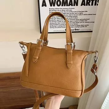 Большая женская сумка через плечо, универсальная, элегантная и изящная, ретро-тренд