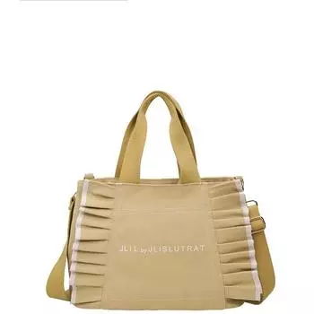 Большая женская сумка-тоут, новая модная холщовая сумка большой вместимости, лето 2024, нишевая простая и высококачественная кружевная сумка на плечо