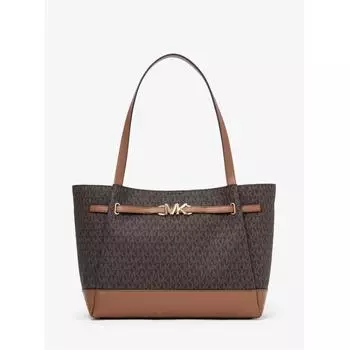 БОЛЬШАЯ СУМКА MICHAEL KORS REED С ПОЯСОМ MK SIGNATURE 35S3G6RT3B200 КОРИЧНЕВАЯ