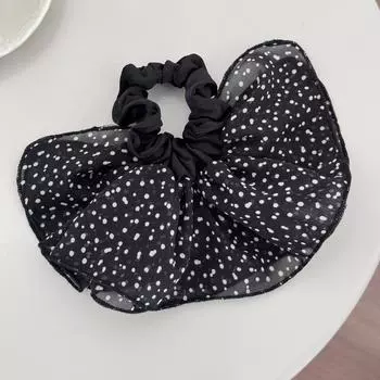 Большие эластичные резинки-скранчи для волос для девочки, женские аксессуары, резинки, корейские, популярные, бант, винтажные, дизайнерский фасинатор, новые