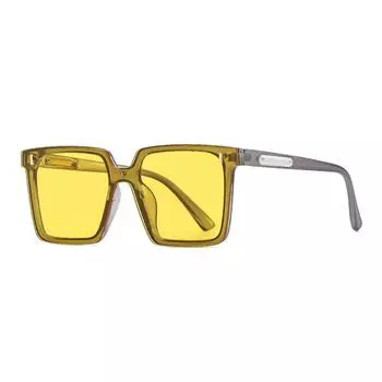 Большие черные поляризационные солнцезащитные очки в оправе для женщин, модные очки для мужчин, солнцезащитные очки знаменитостей