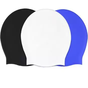 Большие длинные волосы защищают уши для косичек Шапка для дайвинга Шапочки для плавания Шапочка для бассейна Большая шапочка для плавания