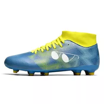 Большие футбольные бутсы с высоким берцем. Мужские бутсы с искусственным лугом для тренировок. Студенческие футбольные бутсы. Ботинки. Детские футбольные бутсы. 36 зелёный