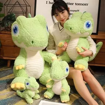 Большие глаза динозавра милый мультфильм плюшевая игрушка подушка мягкая игрушка компаньон кукла идеально подходит для праздников подарок на день рождения 23cm