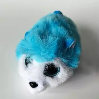 Большие глаза мобильный телефон ластик плюшевая игрушка сова динозавр цветок леопард собака олень мультяшное животное фигурка One Size синий