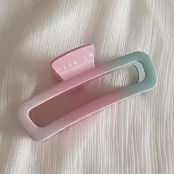 Большие градиентные заколки для волос 10-13 см Maillard красочные заколки-акулы для волос для женщин девушек повседневные дофаминовые милые аксессуары для волос