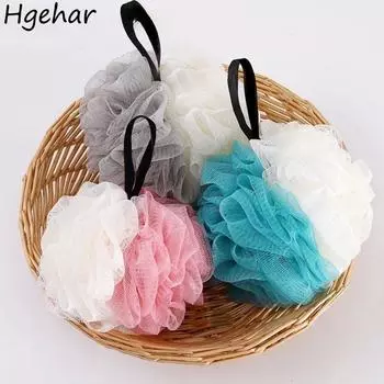 Большие губки для ванны, мягкие шарики для купания, скребки для душа, отшелушивающие средства для тела, очищающие средства для всего тела, приятная для кожи сетчатая щетка, новинка