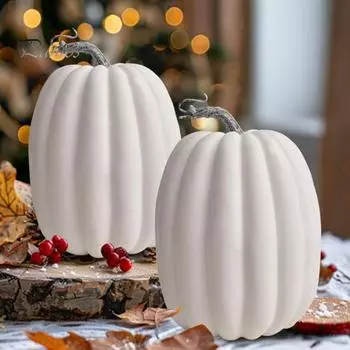 Большие искусственные тыквы из искусственной пены, тыквы для сбора урожая, модель тыквы для осеннего декора на День благодарения B