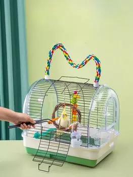 Большие клетки для волнистых попугаев, переносные клетки для птиц для разведения на открытом воздухе для переноски, принадлежности для парка Southe Park