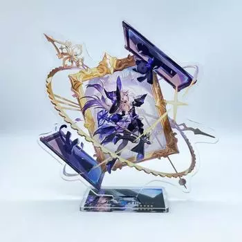 Большие коллекционные предметы на акриловой подставке с изображением новых персонажей из игры Star Rail - Herta Aglaea Firefly Fugue, 7 марта, воскресенье и Ruin Destroyer Feixiao
