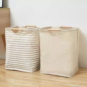 Большие корзины для хранения игрушек, сумка для хранения грязной одежды, сумка для белья из хлопка и льна, корзина для белья больших размеров, органайзер для одежды