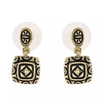 Большие круглые серьги-кольца Estele Special Golden Polish для женщин и девочек