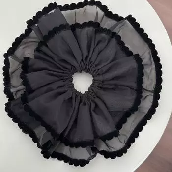 Большие крупные аксессуары для волос для женщин девушки резинки завязки скранчи корейские эластичные новинки k-pop взрослые ведущая мода винтаж