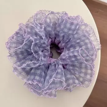 Большие крупные корейские аксессуары для волос для девочек женщин резинки ленты скрабчи резинки эластичные взрослые винтажные популярные ведущие модные новые