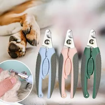 Большие кусачки для ногтей для собак и кошек - металлические ножницы для груминга 92775 синий