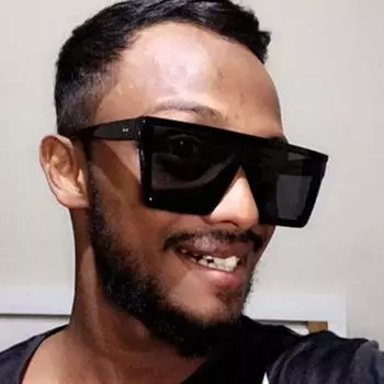 Большие квадратные солнцезащитные очки для мужчин и женщин, модные цельные солнцезащитные очки с плоским верхом и линзами