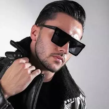 Большие квадратные солнцезащитные очки для женщин и мужчин, элитный бренд, винтажные солнцезащитные очки с зеркальными линзами, женские очки в большой оправе, женские очки