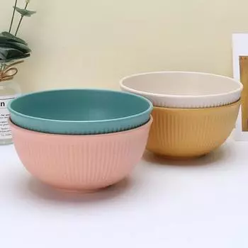 Большие миски для хлопьев можно мыть в посудомоечной машине Миски для лапши без бисфенола-А Еда Многоразовые рисовые супы Закуски разноцветный