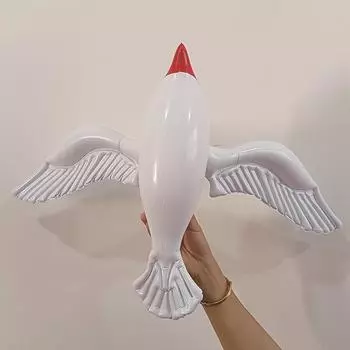 Большие надувные чайки Jumbo Flying Seagull Toy Blow Up Sea Birds 62*35cm