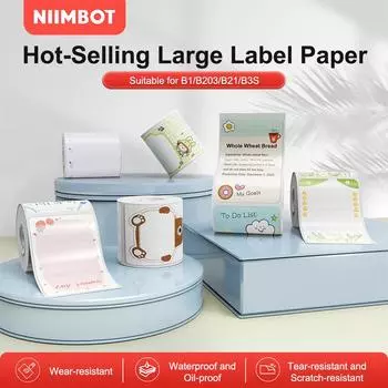 Большие наклейки с героями мультфильмов Niimbot, совместимые с B21/B3S/B1/B203