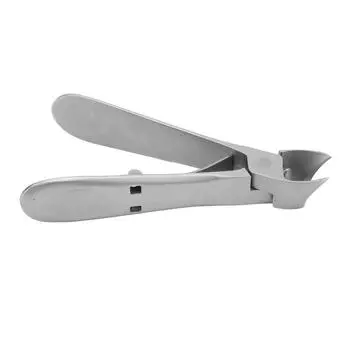 Большие наклонные кусачки для ногтей из нержавеющей стали, с большим отверстием, кусачки для кутикулы, скошенный триммер для ногтей для толстых твердых ногтей