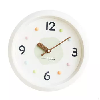 Большие настенные часы с цифрами для декора кафе и бара зелёный