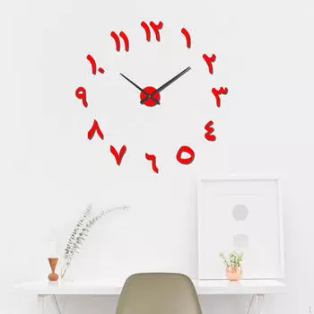 Большие настенные часы своими руками, спальня, современные, художественные декоративные простые креативные акриловые 40 cm