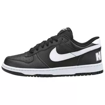Большие низкие черные белые мужские кроссовки Nike 355152-016 42.5
