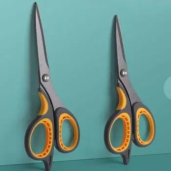 Большие ножницы из нержавеющей стали с антипригарным покрытием, антикоррозийные ножницы, бытовые многофункциональные офисные портновские ножницы для ручной резки