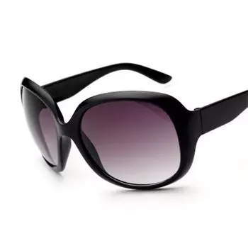Большие очки для вождения и отдыха на природе, модные поляризованные женские спортивные летние солнцезащитные очки, уникальные чёрный