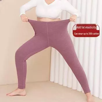 Большие осенние брюки для мужчин, теплые леггинсы для женщин больших размеров для людей среднего и пожилого возраста 3XL