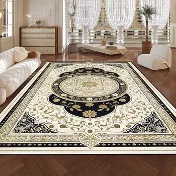 Большие персидские ретро-ковры для гостиной, классический домашний декор, роскошные ковры, нескользящие коврики для спальни, журнальные столики 60x90cm door mat