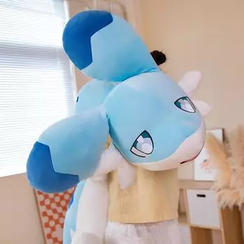Большие плюшевые игрушки, мягкие игрушки-подушки для детей, подарки Navidad 120cm небесно-голубой