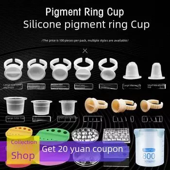 Большие полуперманентные татуировочные кольца и набор инструментов для пересадки ресниц