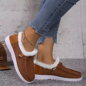 Большие повседневные зимние ботинки осень-зима с круглым носком короткие бархатные флисовые хлопковые ботинки на шнуровке 36-43 36 серый