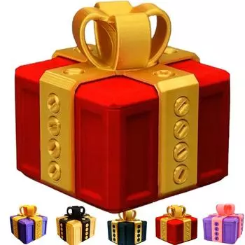 Большие раздражающие подарочные коробки, коробка с шурупами для розыгрышей, действительно раздражающая подарочная коробка, подарочная коробка, напечатанная на 3D-принтере, веселый контейнер для денежных карт One Size