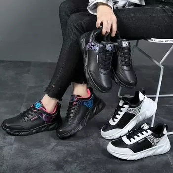 Большие размеры 2021 Женская обувь Повседневная спортивная обувь Женская обувь Tide Плоская дорожная обувь Кроссовки Tide 35